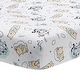 preview thumbnail 1 of 3, Lambs & Ivy Disney Baby Winnie the Pooh Hugs White Fitted Crib Sheet