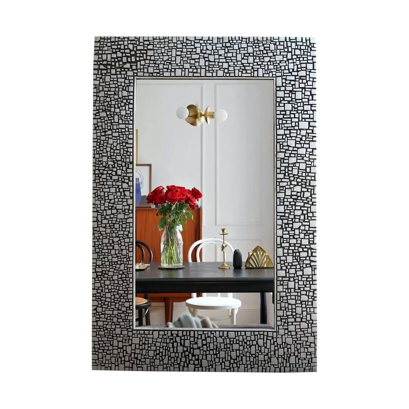 Framed Wall Mounted Accent Mirror