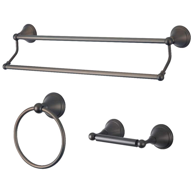 Kingston Brass Governor Bathroom Hardware Set - Includes 24" Towel
