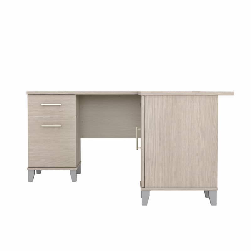 Bush Furniture Somerset 60W L Shaped Desk with Drawers and Storage