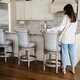 preview thumbnail 96 of 109, Maven Lane 26" Pullman Swivel Counter Height Kitchen Stool
