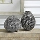 preview thumbnail 3 of 2, Uttermost Cosmic Black & White Vases, Set Of 2