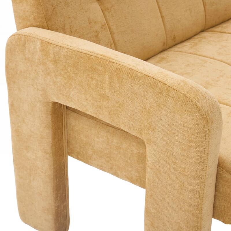 Modern Double Armchair Living Room & Bedroom Compact Upholstered Sofa Leisure Sofa