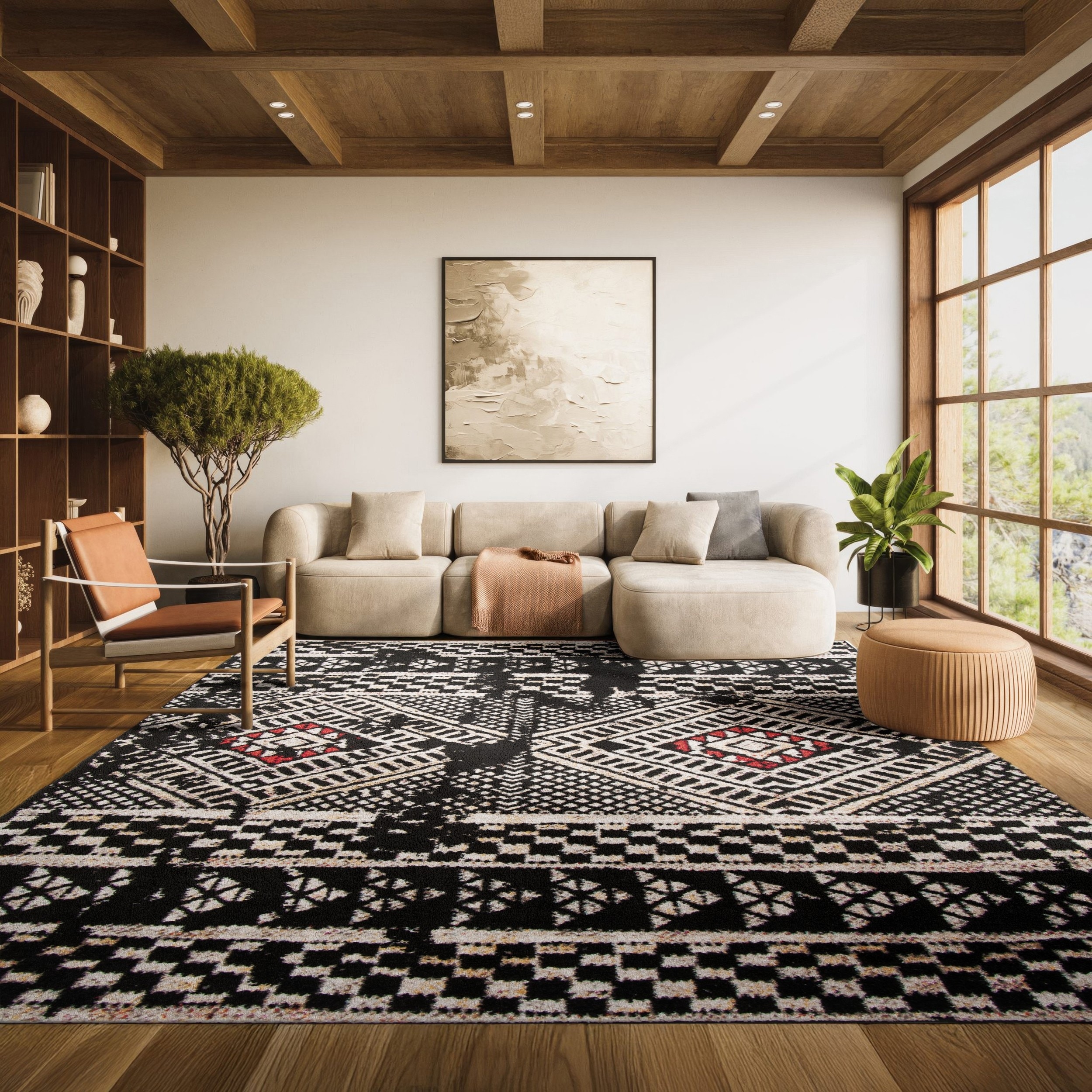 SAFAVIEH Adirondack Goldie Moroccan Boho Distressed Rug