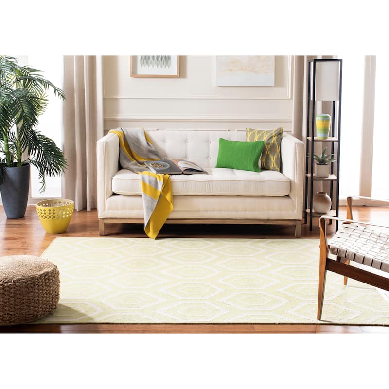 SAFAVIEH Handmade Flatweave Dhurries Roya Modern Moroccan Wool Rug