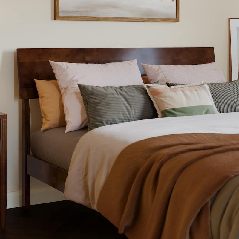 AFI Bradford Adjustable Wood Panel Headboard - Walnut - Full