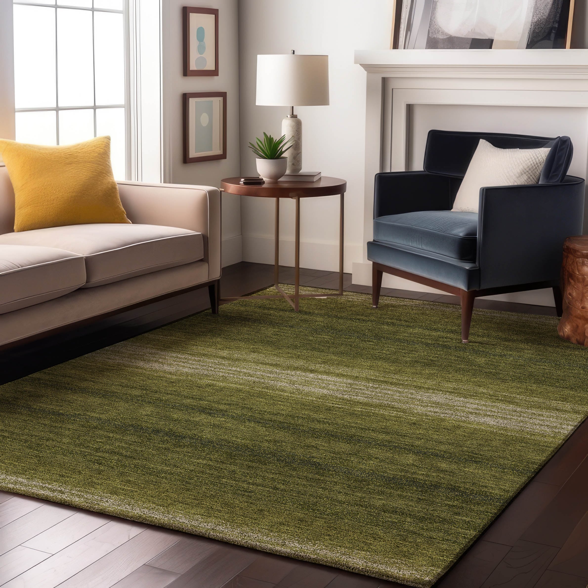 Premium Washable Super Soft Farmhouse Ombre Mayfield Rug
