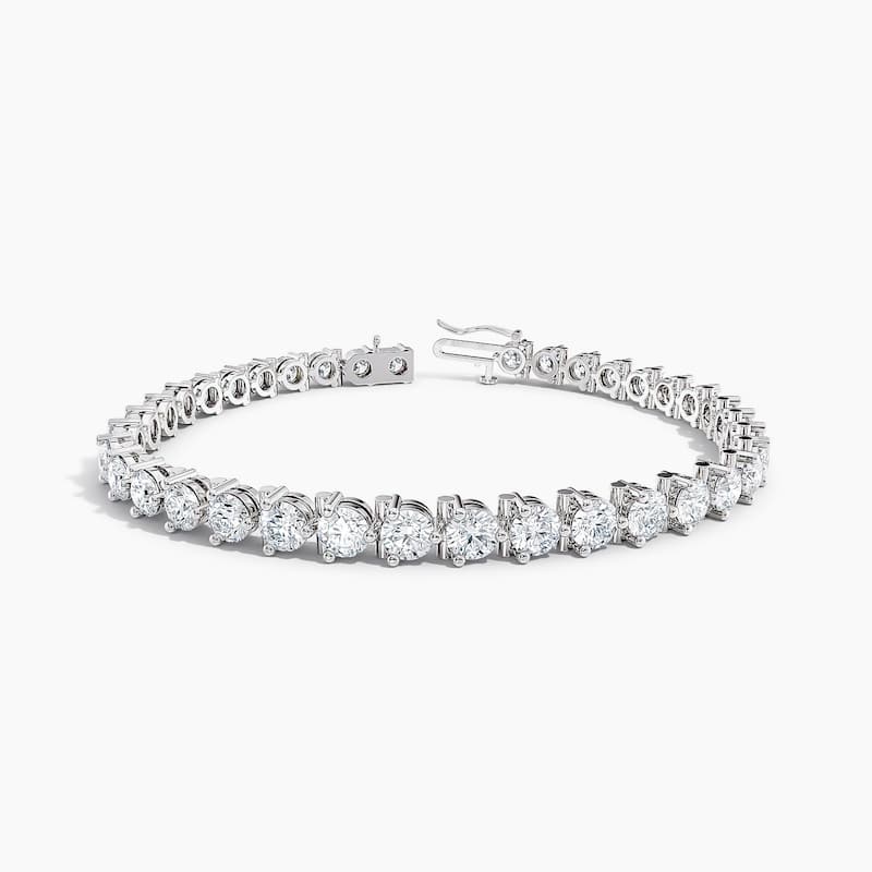 Auriya 14K Gold Lab Grown Round Diamond Tennis Bracelet 7.50 ct. tw. (F-G VS)