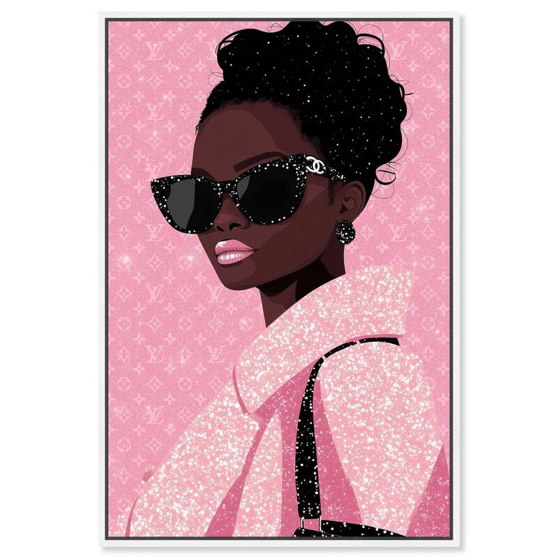 Pink Luxury Woman Canvas by Art Remedy - White - 20" x 30"