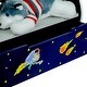 preview thumbnail 6 of 6, Fantasy Fields Blue and Yellow Wooden Outer Space Bookshelf
