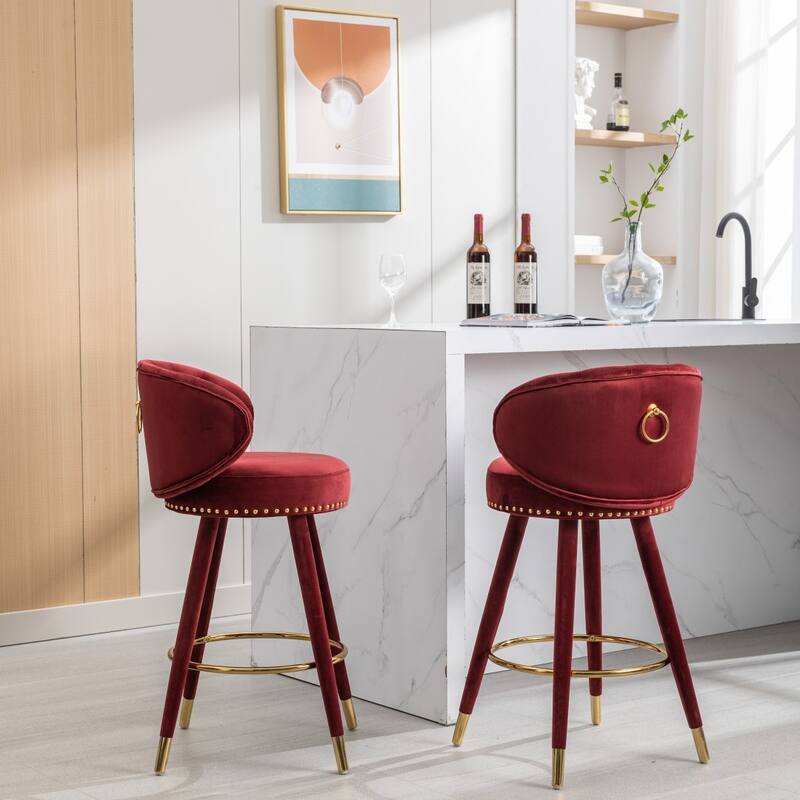 Counter Height Bar Stools Set of 2 - 20.87*19.88*36.61Inch