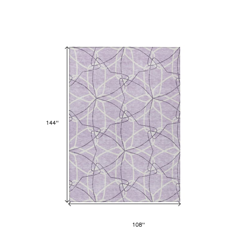 HomeRoots Geometric Modern Rectangle Outdoor Rug
