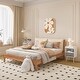 preview thumbnail 10 of 38, 2-Tier Kids Nightstand With Fabric Drawer, Set of 2