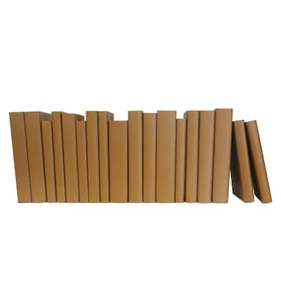Books Brown Decorative Accessories: Pecan Wrapped Color By The Foot