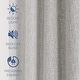preview thumbnail 75 of 90, Linen Texture 100% Blackout Grommet Curtain Pair(2 panels)