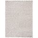 preview thumbnail 43 of 44, SAFAVIEH Natura Irinka Wool Fringe Rug 8' x 10' - Grey/Black - Rectangle