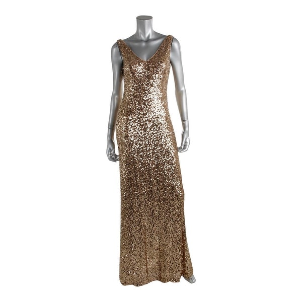 Lauren Ralph Womens Evening Dress Sequined V Neck Free Lauren Ralph Womens Evening Dress Sequined V Neck