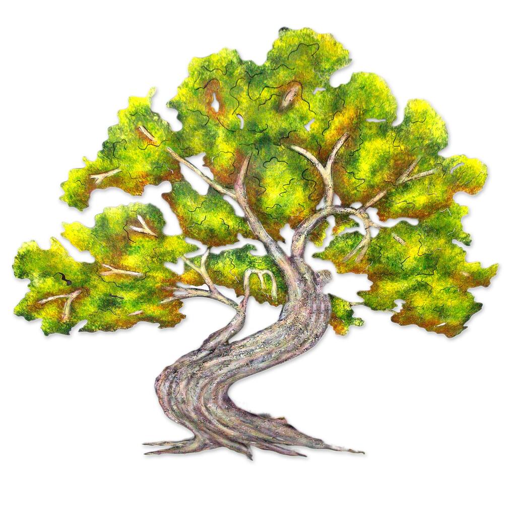 Steel 'Forest Bonsai' Wall Art