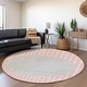 preview thumbnail 65 of 132, Premium Washable Super Soft Modern Zen Mayfield Rug Pink - 8' x 8'