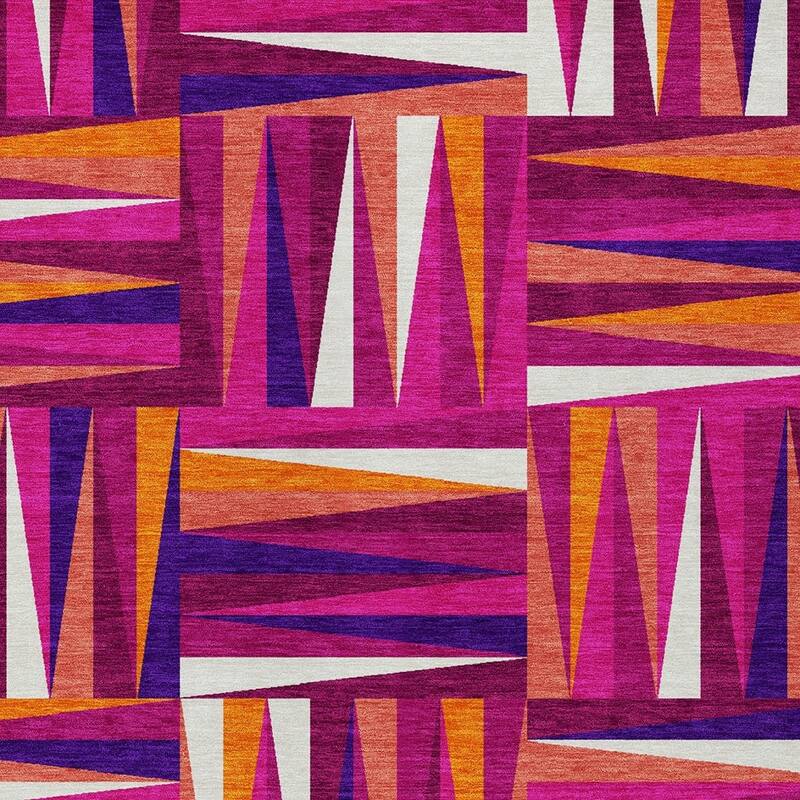 HomeRoots Geometric Transitional Rectangle Outdoor Rug