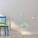 preview thumbnail 3 of 4, Walplus Peel and Stick Wall Stickers Glow In The Dark Alien Stars
