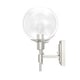 preview thumbnail 20 of 45, Hunter Xidane Vanity Wall Light - Bathroom, Mid Century Modern, Glam - Clear glass