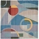 preview thumbnail 33 of 51, SAFAVIEH Rodeo Drive Necibe Hand-tufted Wool Retro Area Rug 6' x 6' Square - Blue/Multi
