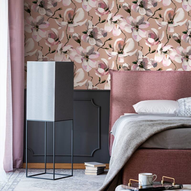Galerie Wallcoverings Flora Cherry Blossoms Vinyl on Non-woven Matte Wallpaper Roll
