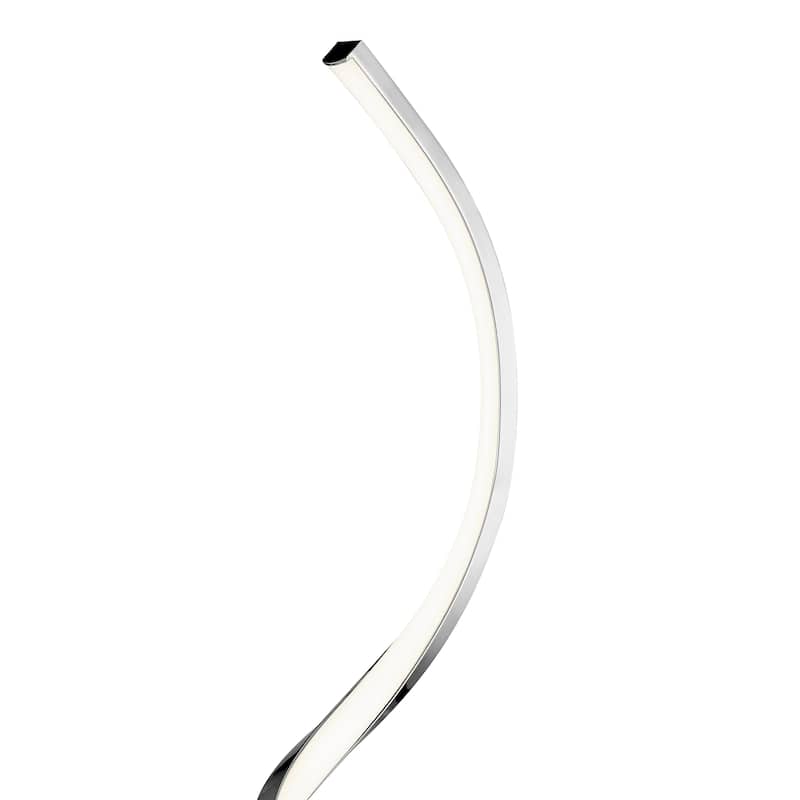 Modern Spiral Dimmable Integrated LED Table Lamp - N/A