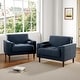 preview thumbnail 21 of 68, 2 Set Modern Wide Armchair Corduroy Accent Chairs