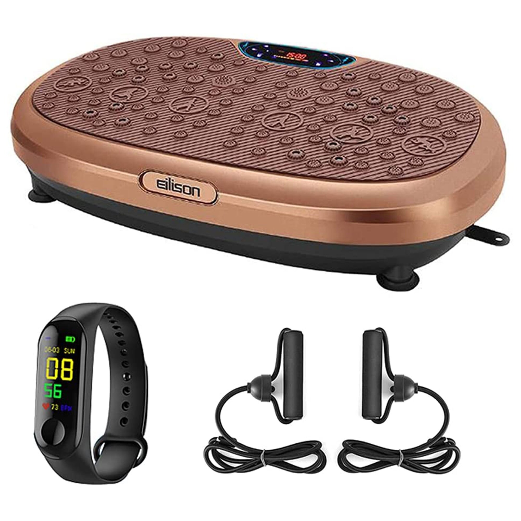 EILISON KM-818 FitMax 3D XL Vibration Plate Exerciser, 300 Pound