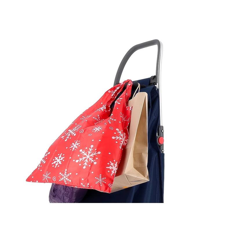 Rolser I-Max MF 4 Wheels 2 Swivelling Foldable Shopping Trolley - 41.34" H x 15.55" W x 12.8" D