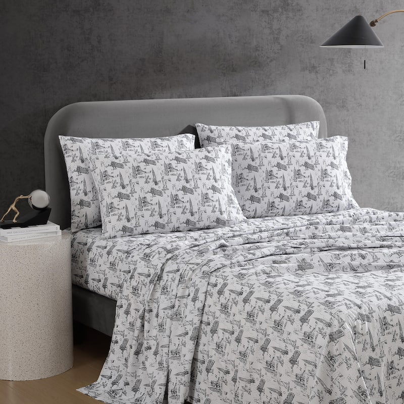 Kenneth Cole Printed Cozy Bonus Sheet Sets