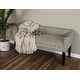 preview thumbnail 19 of 24, Whitney Long Upholstered Nailhead Trim Bench