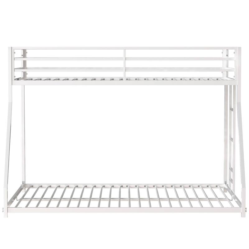 Twin Over Full Metal Bunk Bed Frame No Box Spring Needed for Living Room,Bedroom