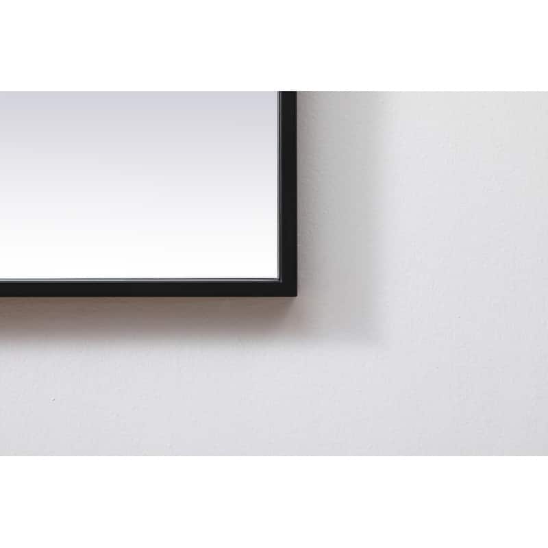 Indigo Home Metal Frame Square Mirror 30 inch