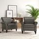 preview thumbnail 87 of 131, Mid-Century Modern Accent Chairs with Nailhead Trim