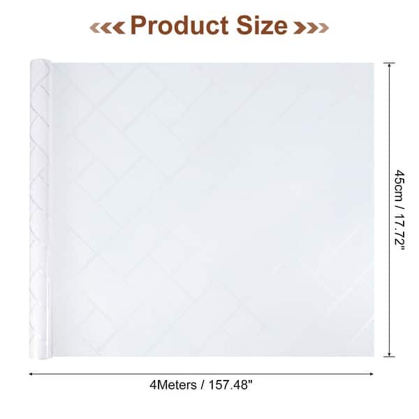 dimension image slide 0 of 3, Window Privacy Film, Non-Adhesive Static Window Clings, White