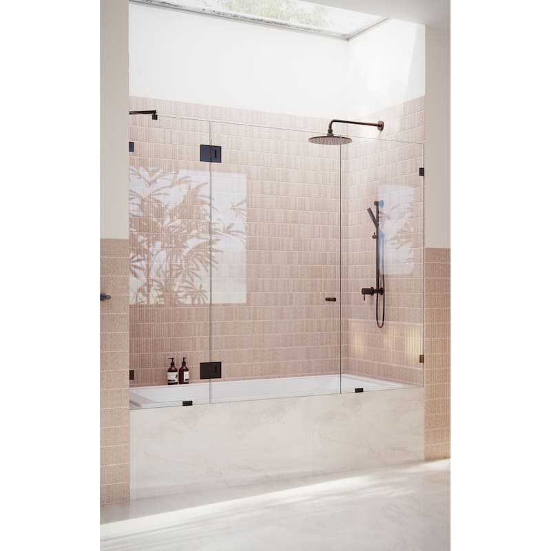 Glass Warehouse B-GHF-70 Stellar 58-1/4" High x 70" Wide Hinged