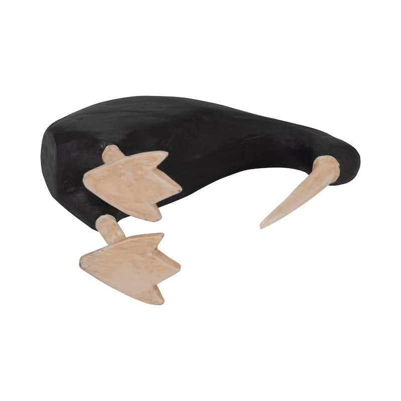 Sagebrook Home Boho Albasia Wood Figurine Set of 2