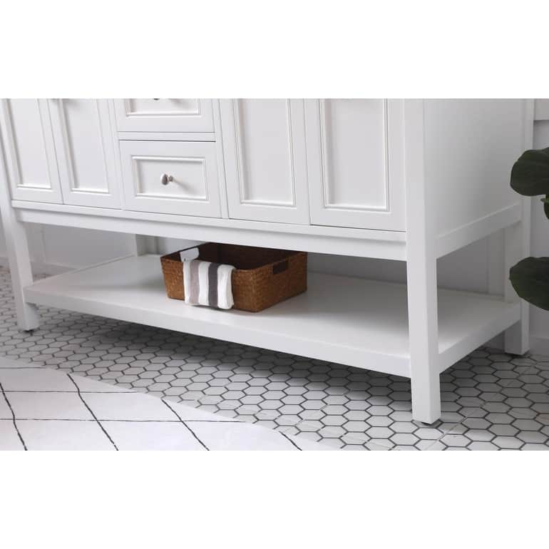 Elegant Lighting VF27060 Metropolis 60" Free Standing Double Basin