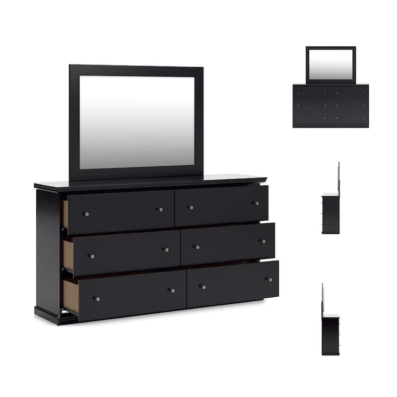 Signature Design by Ashley Maribel Black Dresser and Mirror