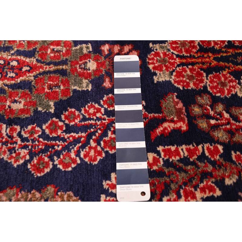 ECARPETGALLERY Hand-knotted Anadol Navy Wool Rug - 3'1 x 13'5