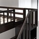 preview thumbnail 26 of 26, Full Over Full Bunk Bed with Storage Staircase and Shelves, Convertible Design, No Box Spring Needed,kid beds