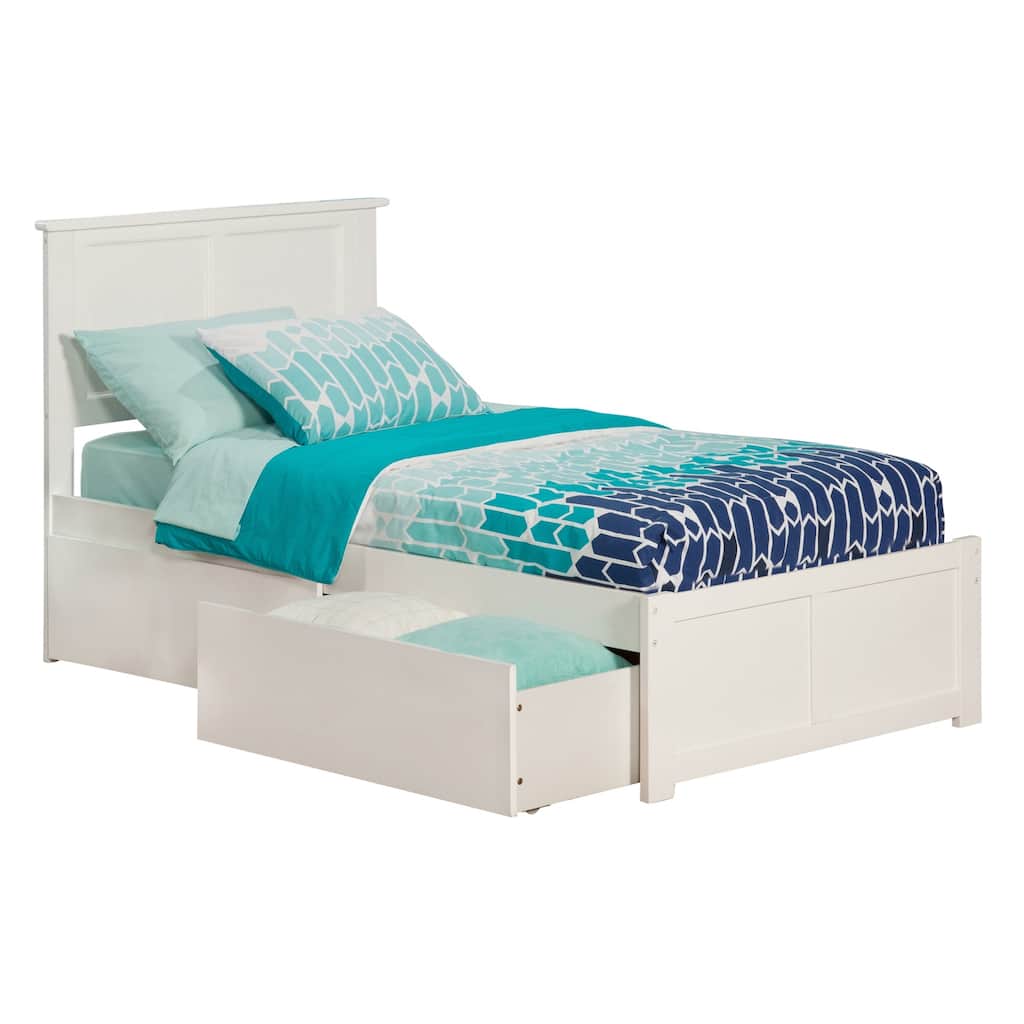 Platform Bed with Drawers - Modern Storage Bed Frame & Turbo Charger