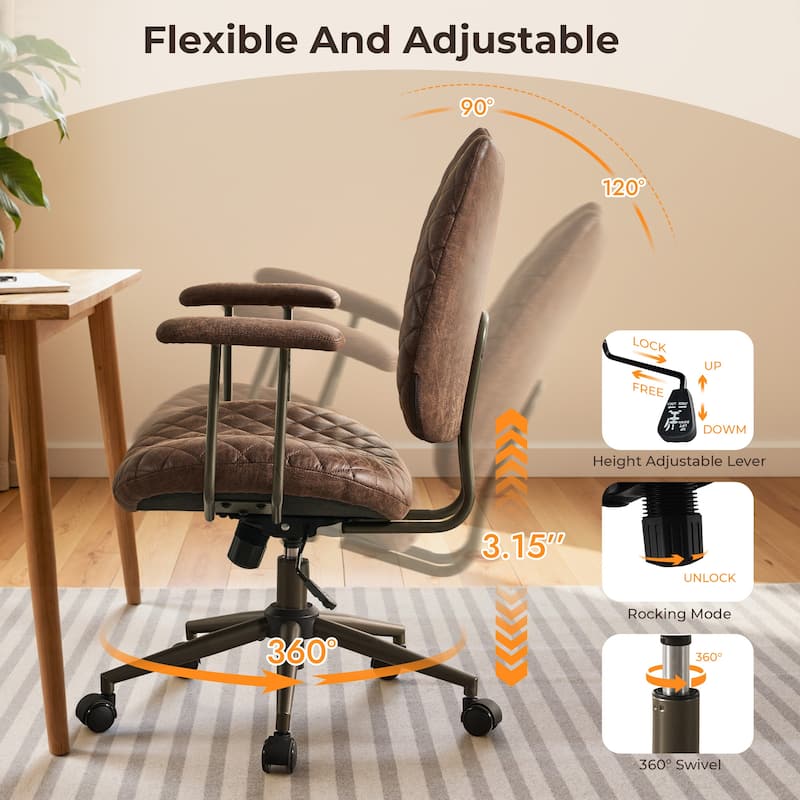 OVIOS Ergonomic Office Chair with Lumbar Support