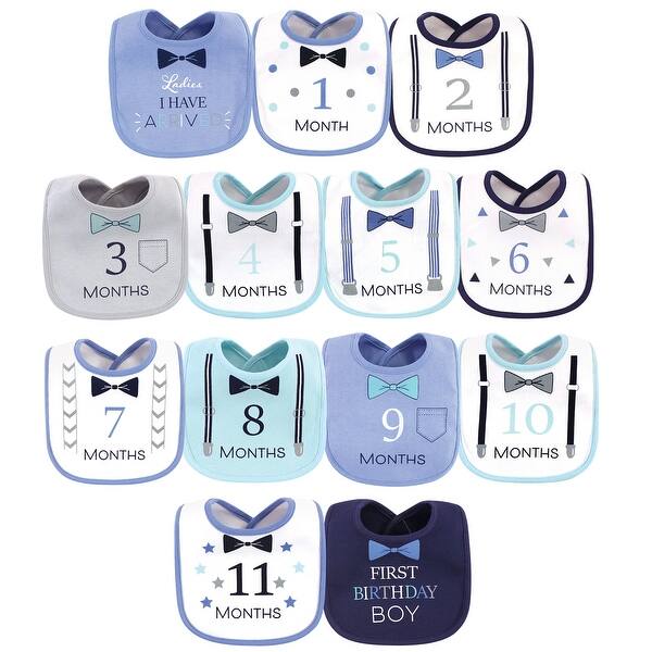 slide 1 of 1, Hudson Baby Infant Boy Cotton Bibs 13pk, Ladies I Have Arrived, One Size - Ladies I Have Arrived 13-Pack - One Size One Size - Ladies I Have Arrived 13-Pack