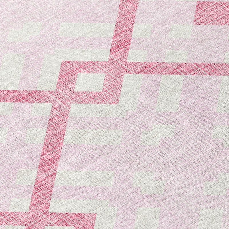 HomeRoots Geometric Transitional Rectangle Outdoor Rug