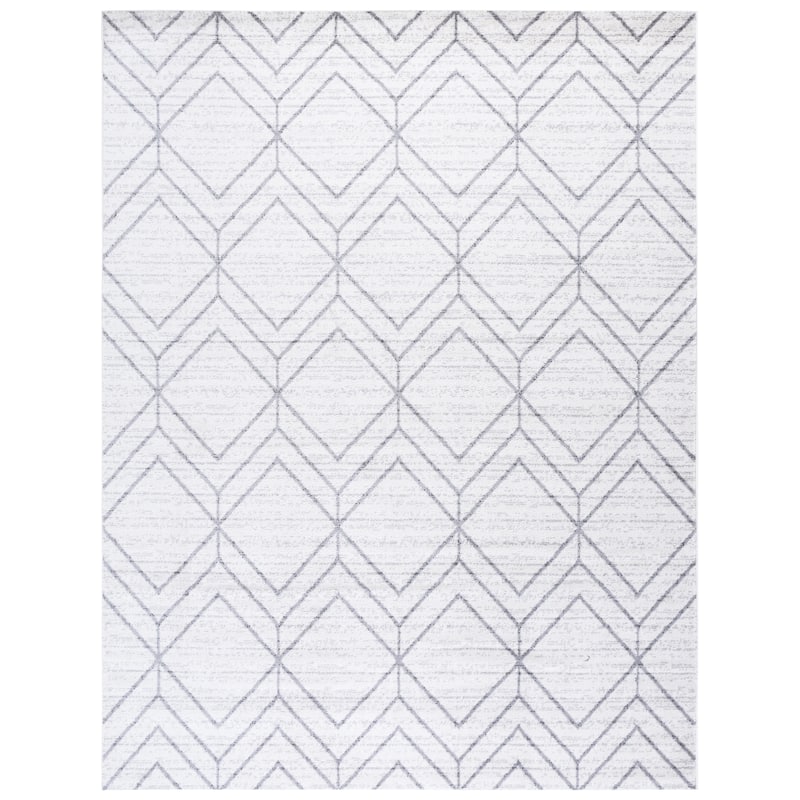SAFAVIEH Adirondack Juvelina Modern Geometric Rug - 8' x 10' - Light Grey/Dark Grey