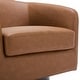 preview thumbnail 143 of 143, Modern 360°Swivel Accent Chairs Barrel Armchairs